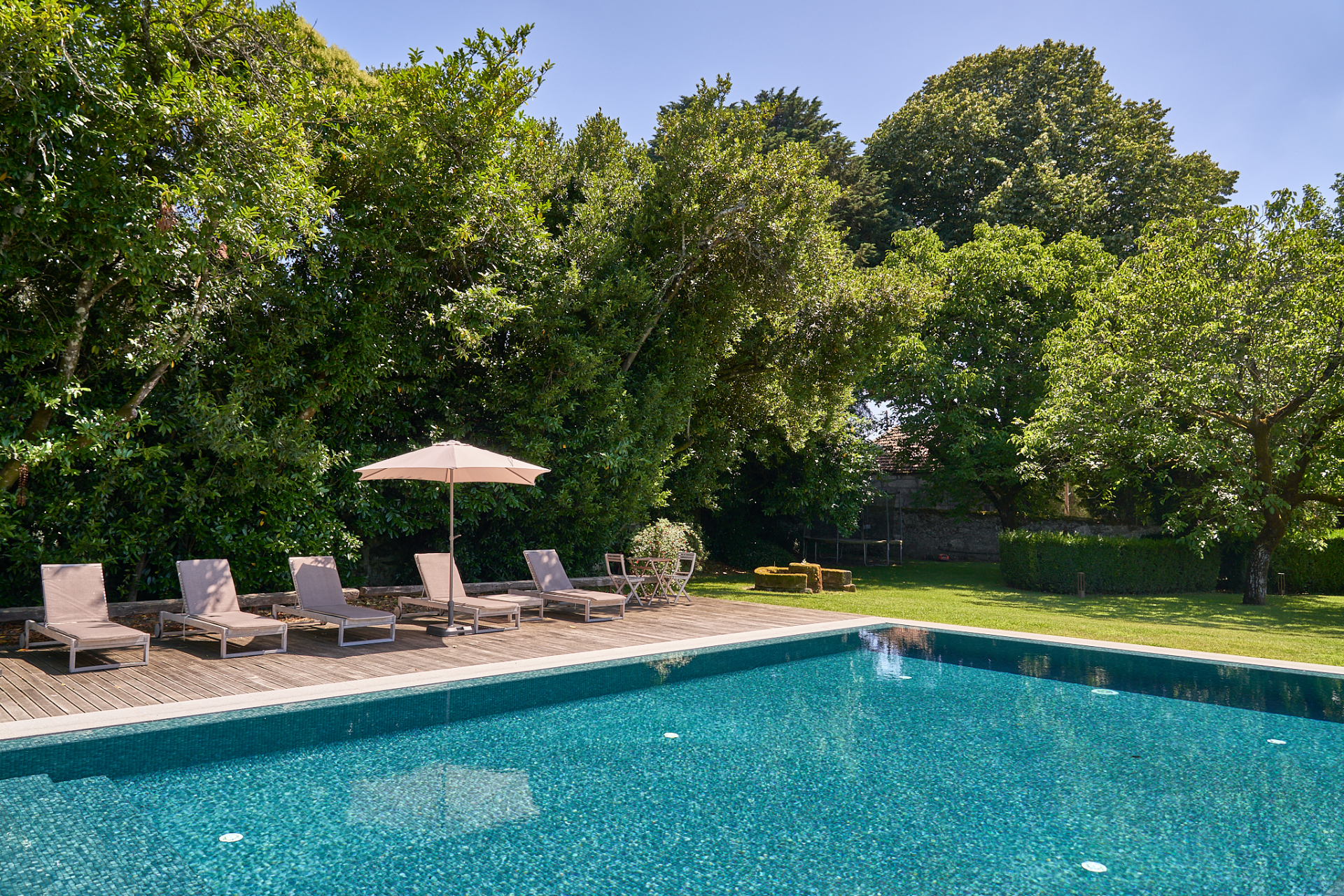Outdoor pool at Solar de Vilar Seco
